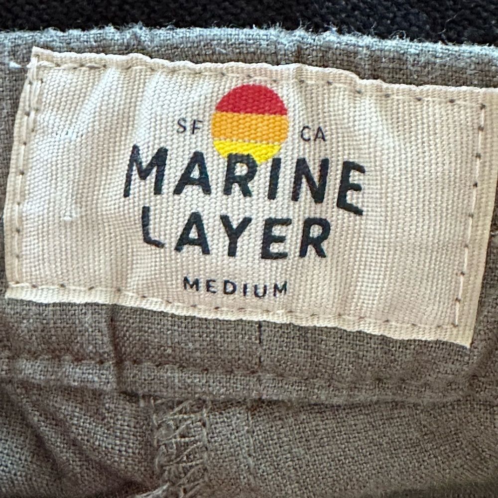 Marine Layer Women's Tencel Allison Pant in Dusty Olive Size Medium - Picture 8 of 11